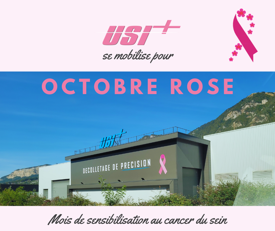 USIPLUS se pare de rose pour sensibiliser au dépistage du cancer du sein